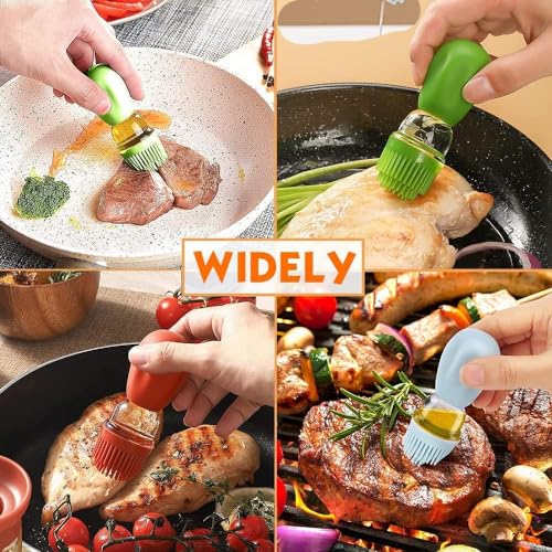 Oil Dispenser Bottle with Silicone Brush