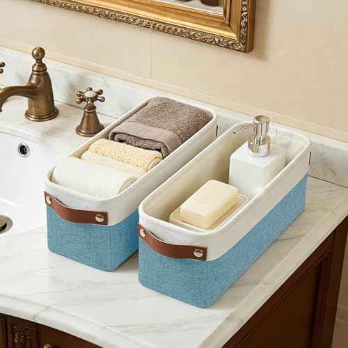 Small Fabric Storage Baskets (4 Count)