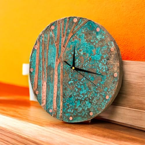 Handmade Copper Wall Clock Artisan Touch in Every Piece
