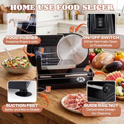 Electric Meat Slicer Deli Slicer 220W