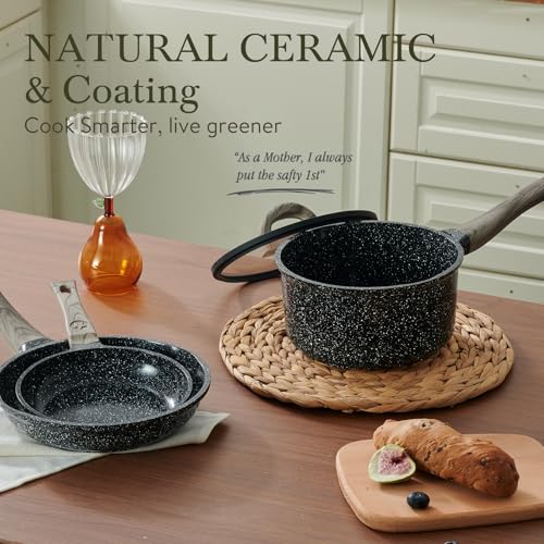 22 Piece Ceramic Cookware Set