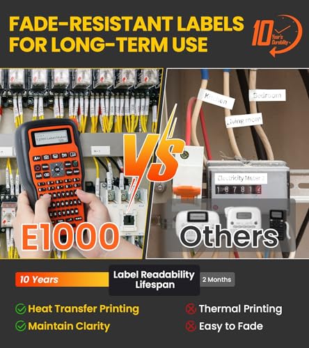 E1000 Heat Shrink Label Maker