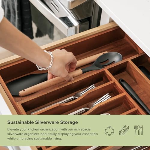 Silverware & Utensil Drawer Organizer