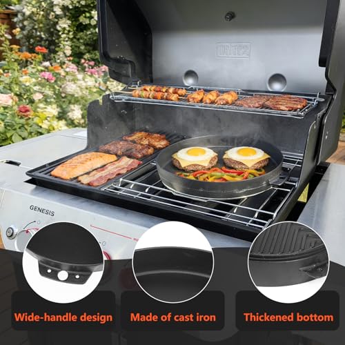 Upgraded 7421 Gourmet BBQ System Griddle for Weber 22 inch Charcoal Grills