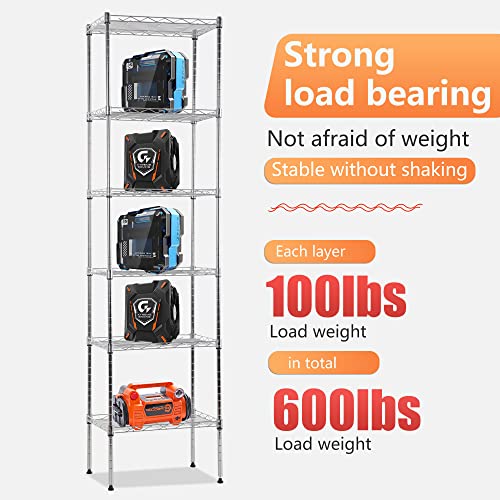 6 Tier Wire Shelf