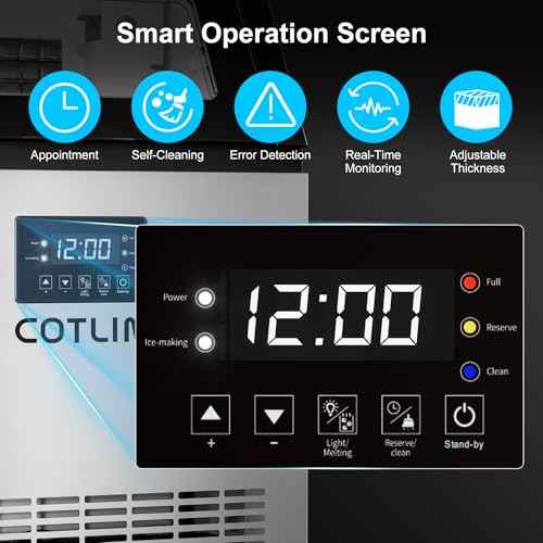 200Lbs 24H Commercial Ice Maker Machine 60 Ice