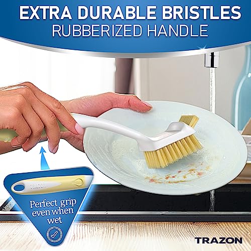 Dish Brush Set of 5 with Holder (3 Count)