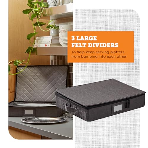 Hard Shell Platter Storage Container