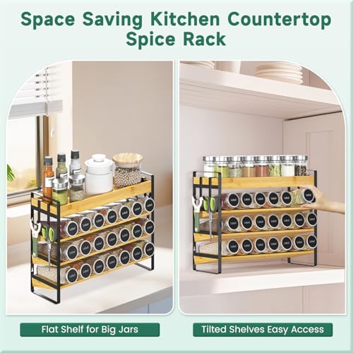 Spice Seasoning Rack Organizer Kitchen Countertop