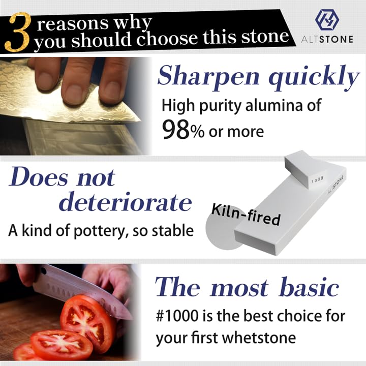 Whetstone Sharpening stone medium 1000 finishing 3000 w