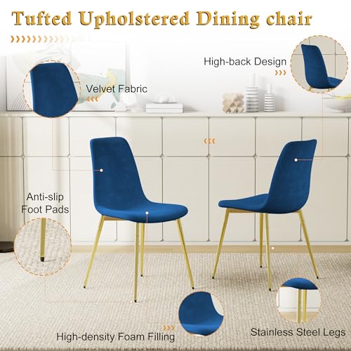 36" Round Glass Dining Table Set for 4 (5 Count)