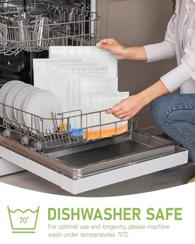 12Pack Food Storage Bags Dishwasher Safe (10 Count)