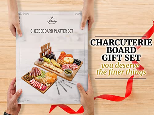 Zulay Charcuterie Board Set Large (24 Count)