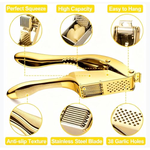 Garlic Press and Slicer 2 in 1