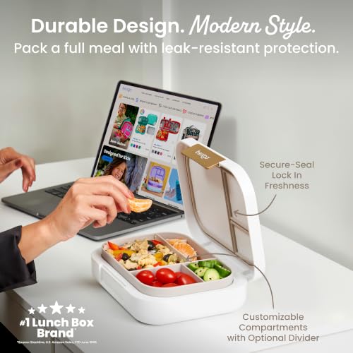 Modern Adult Bento Lunch Box with 3