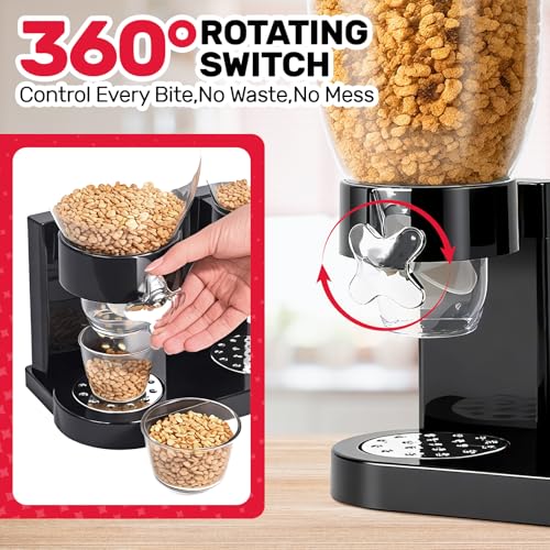 Dual Control Cereal Dispenser Countertop