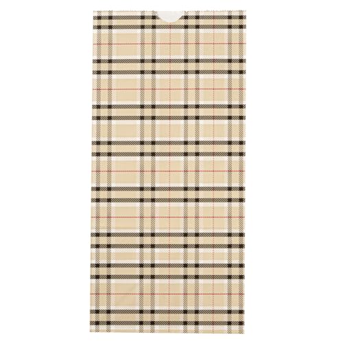 Paper Plaid Bag (100 Count)