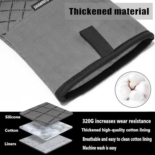 Oven Mitts and Pot Holders Sets 6pcs (6 Count)