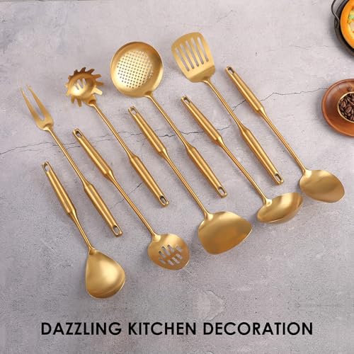 Gold Kitchen Utensils Set (9 Count)