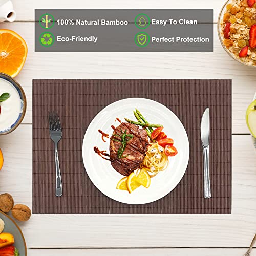 12 Pack Bamboo Placemats (12 Count)