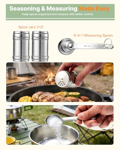 Portable Camping Cooking Utensils Set 36PCS (36 Count)