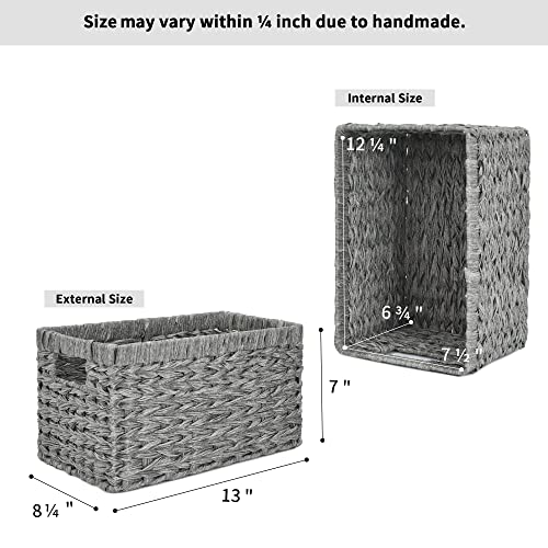 Wicker Storage Baskets for Organizing (2 Count)