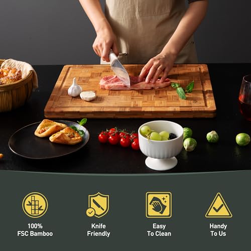Extra Large Bamboo Wooden Cutting Board Wood Cutting Boards for Kitchen
