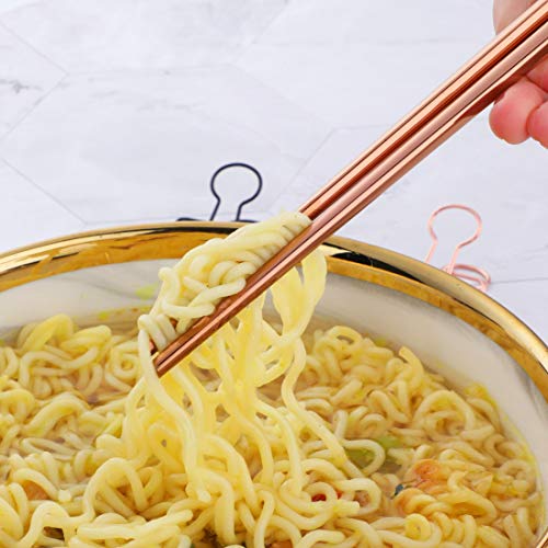 5 Pair Stainless Steel Chopsticks