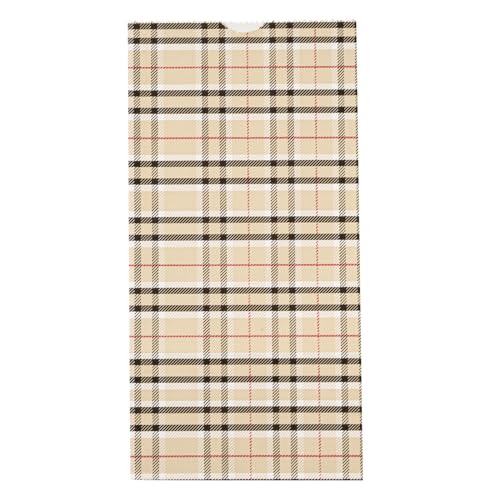Paper Plaid Bag (100 Count)