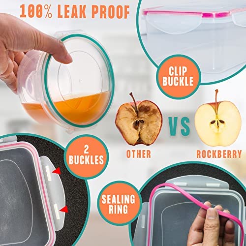 38 Pcs Large Food storage containers