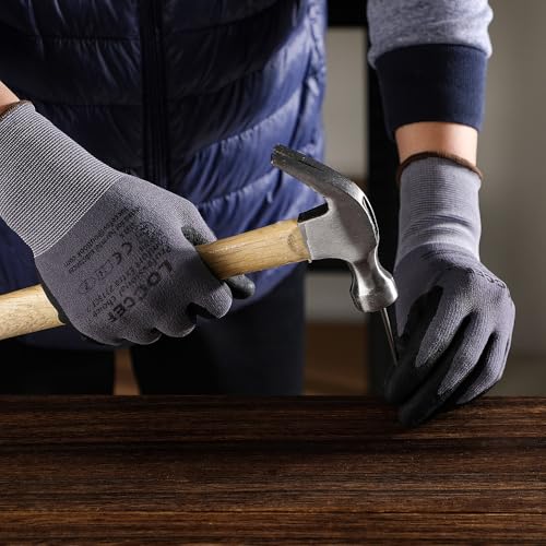 Safety Work Gloves MicroFoam Nitrile Coated (144 Count)
