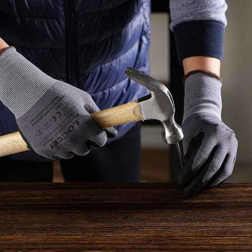 Safety Work Gloves MicroFoam Nitrile Coated (144 Count)