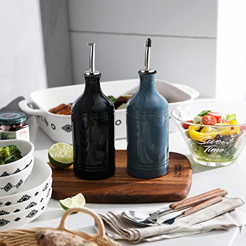 Sweejar Ceramic Olive Oil Dispenser Bottle