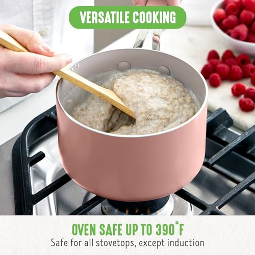 2 Quart Nonstick Saucepan with Lid