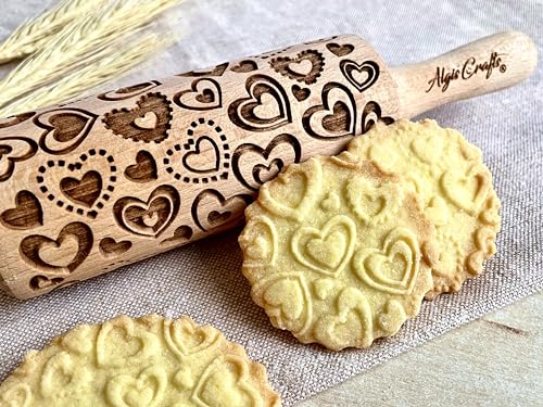 LOVELY DAY 3 KID Rolling Pin SET with HEART