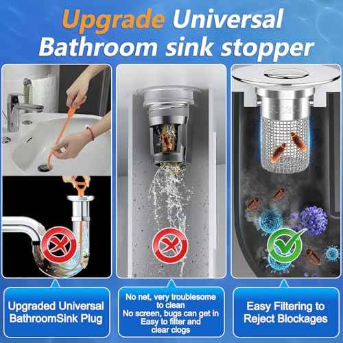 Sink Stopper Hair Catcher (2 Count)
