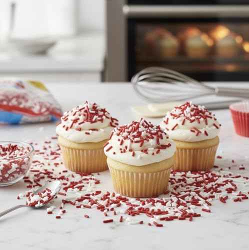 Sprinkles Edible Cake and Cupcake Sprinkles with Assorted Shapes and Sizes for Parties (2.8 Ounce)