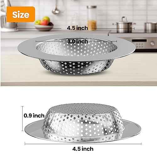 2PCS Kitchen Sink Stopper and Kitchen Sink Drain Strainer (2 Count)