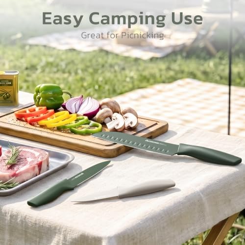 Knife Set 13 Pieces Kitchen Knives Set with Healthy Anti