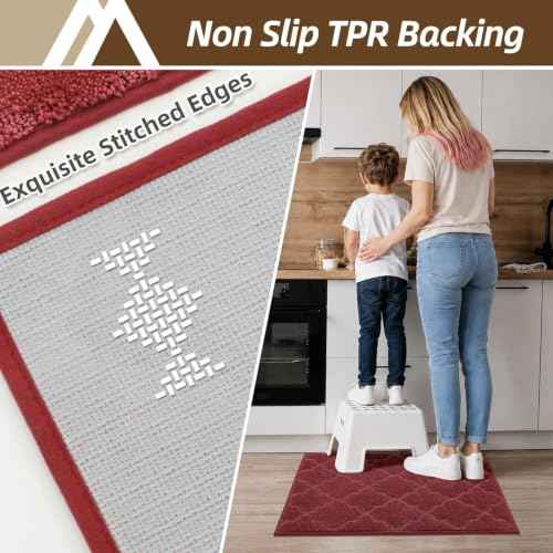 Kitchen Rugs Non Slip Washable 24"x36" (72 Sq Ft)