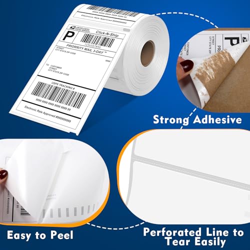 L Liked 2200 4"x 6" Direct Thermal Labels (220 Count)