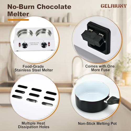2026 Upgrade Chocolate Melting Pot
