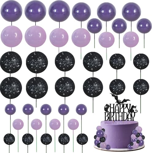 42 Pcs Cake Topper with Mini Balls (42 Count)