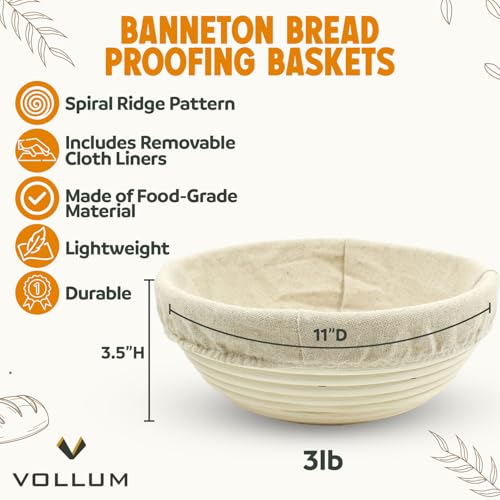 Banneton Bread Proofing Basket with Liner