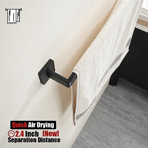 Black Towel Bar
