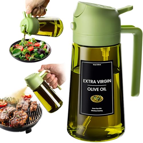 16oz 470ml Olive Oil Dispenser for Kitchen with Stickers
