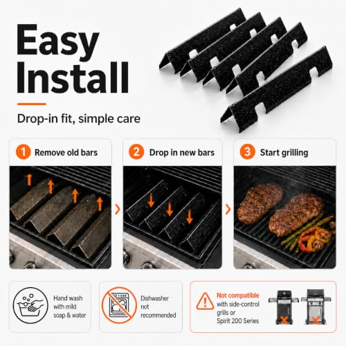 Flavorizer Bars for Weber Spirit 300 & GS4 II 300 Grill Parts