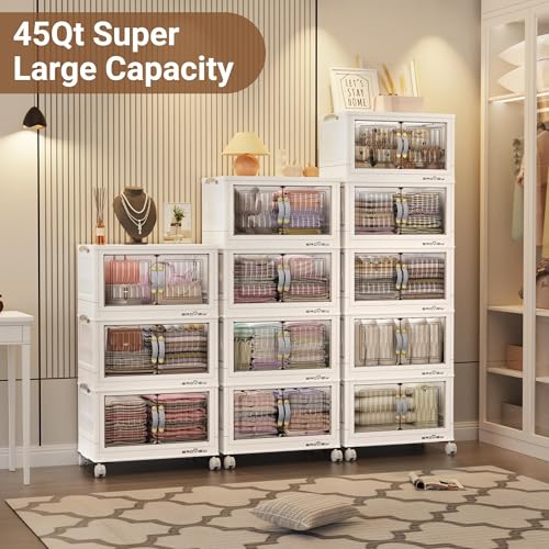 135Qt Stackable Storage Bins with Lid (3 Count)