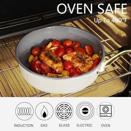 7 Piece Ceramic Cookware Set
