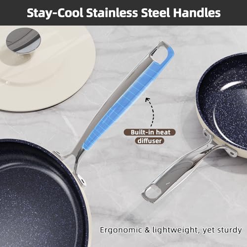 Lux 13pc Forged Lightweight Nonstick Ceramic Cookware Set